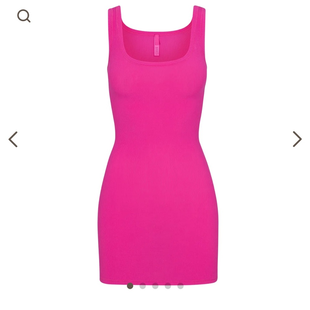 NWT skims hot pink lounge mini dress